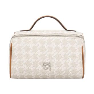 Karl Lagerfeld Ikon Cosmetic Pouch - Bags - Mujer - Beige - ONE SIZE