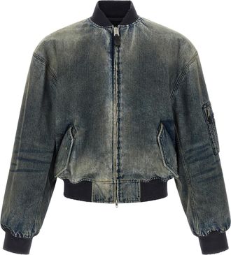 Balenciaga Gray Polyester Mens Bomber