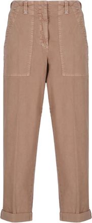 PESERICO Broeken, Dames, Roze, S, Rechte broek