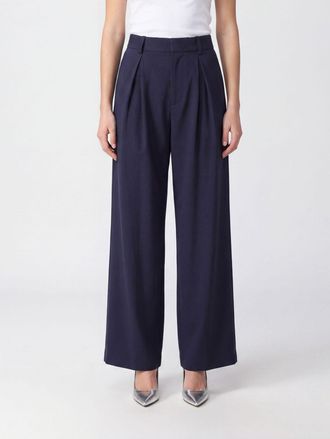 Maison Margiela Pantaloni wide leg in misto lana con pince e vita media
