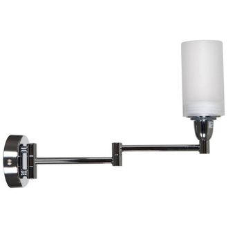 Netlighting Classic Bathroom Wall Light Chrome IP44 in Silver