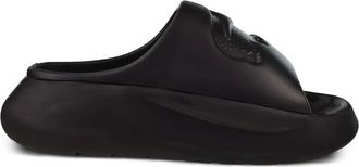 Lacoste Sandali Serve Slide 3.0 con logo - Nero