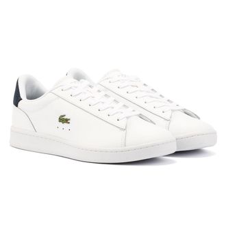 Lacoste Carnaby Leder Heren Wit Sportschoenen