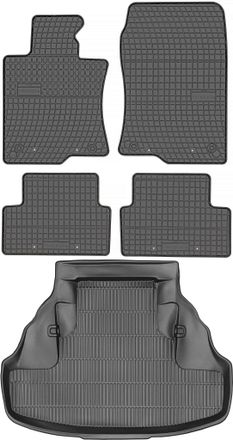 OEM Juego De Alfombrillas De Goma Para Coche Y Alfombrilla Para Maletero Para Honda Accord Sed&aacute;n (2008-2015)