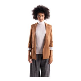 Marella Mlsmagenta Blazer - Dames - Jassen - Bruin - Maat: XS Wol