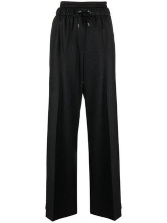 Brunello Cucinelli Pantaloni a gamba ampia - Nero