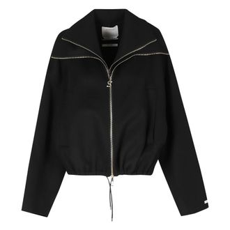 Sportmax Emiro Bomberjack - Dames - Jassen - Zwart - Maat: 3XS Wol