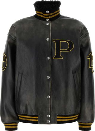 Prada Womens Black Leather Jacket - Size EU 36 (Womens)