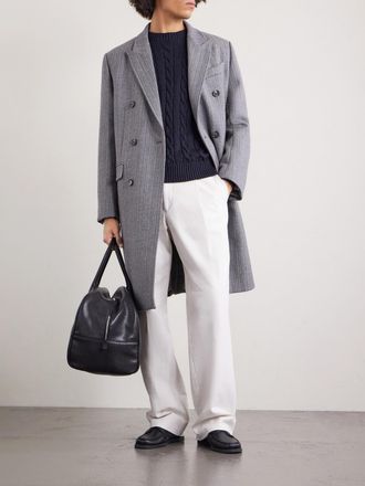 Dunhill Cable-Knit Cotton Sweater