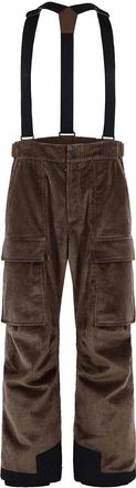 Moncler Brown Corduroy Padded Ski Overalls
