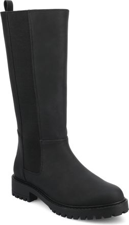 Journee Collection Womens Brandi Knee High Stretch Wide-Calf Casual Boots