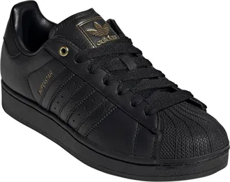 adidas Superstar II Sneaker in Black/black/gold at Nordstrom, Size 12.5