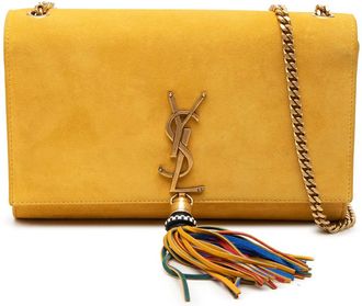 Saint Laurent Pre-owned Saint Laurent Medium Suede Monogram Kate Tassel Crossbody Ladies CWH8Y8DSVON4Q3DU