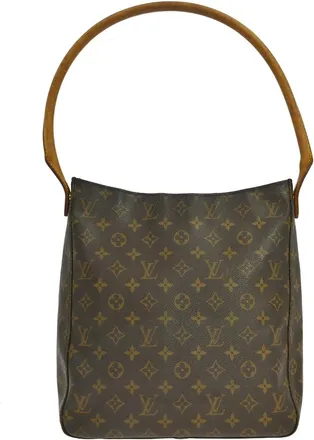 Louis Vuitton Looping Monogram Canvas Brown Canvas Handbag (Pre-Owned)
