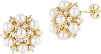 Sphera Milano Plated Cz Earrings
