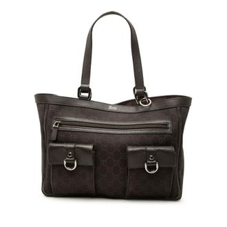 Gucci Pre-owned Gucci GG Denim Abbey D Ring Pocket Tote Ladies 748H5DFFO36L06ZA