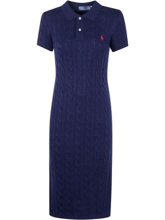 Polo Ralph Lauren Polo Pony midi-jurk - Blauw