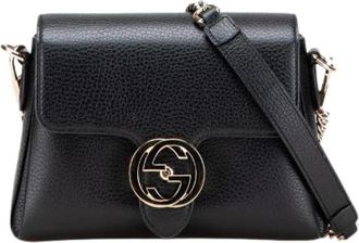 Gucci Pre-owned Cross Body Bags, female, Black, Size: ONE SIZE Pre-owned Vintage Cross Body Bag