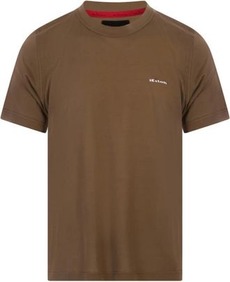 Kiton T-Shirt - Heren - T-shirts - Bruin - XL - Tops