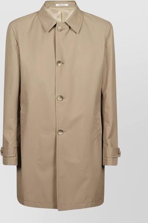 Tagliatore long sleeve raincoat straight cut buttoned cuffs