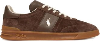 Ralph Lauren HRT Aera - Heren - Sneakers - Bruin - 44 EU - Leer - Schoenen