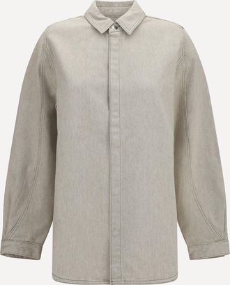 Jacquemus Camicia in denim Amelo-de-N&icirc;mes Woman 40