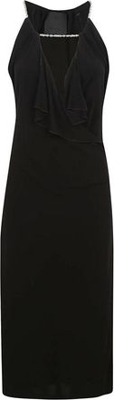 Givenchy Dames, Jurken, Zwart, Maat: 2XS Viscose