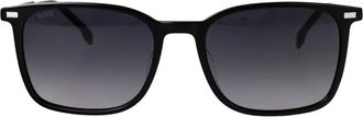 HUGO BOSS 2004/G/S Zonnebril - Heren - Zonnebrillen - Zwart - 55 MM - Accessoires