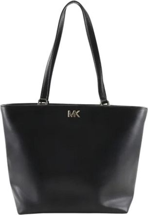 Michael Kors Pre-owned Tote Bags, female, Black, Size: ONE SIZE Pre-owned Leather shoulder-bags