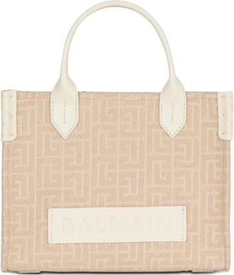 Balmain Borsa tote B-Army piccola - Toni neutri