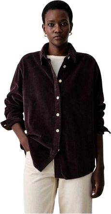 American Vintage Pado Shirt - Dames - Blouses & Shirts - Paars - Maat: Xs/S Katoen