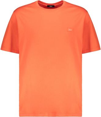 Herno T-Shirts - Heren - T-shirts - Oranje - L - Tops