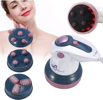 Trade Shop Trade Shop - Masajeador Anti-celulitis Face Masaje Cuerpo Masaje Cuerpo Sense Anti Celulitis Rojo