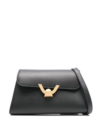 Coccinelle small Dew clutch bag - women - Calf Leather - One Size - Black