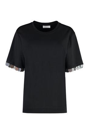 Paco Rabanne Viskose T-shirt met ronde hals
