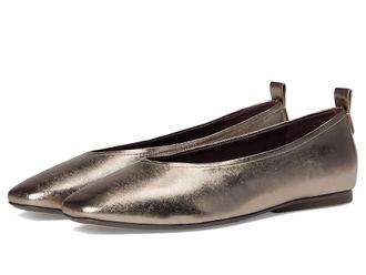 Naturalizer 27 EDIT Carla Womens Flat Shoes Patina Pewter Leather : 8.5 W (C)