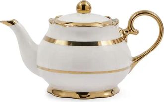 Pols Potten Golden Finds Teapot (14cm X 25cm) - Unisex - Porcelain