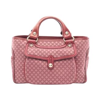 Celine Pre-owned Handbags, female, Pink, Size: ONE SIZE Pre-owned Vintage Canvas Handbag