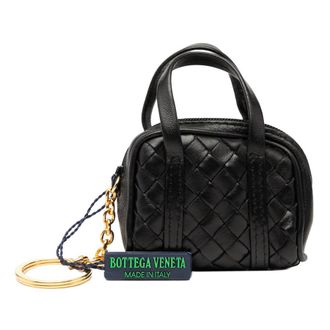 Bottega Veneta Pre-owned Bottega Veneta Nappa Intrecciato Pouch Key Holder and Bag Charm Ladies SL8ALF5RX0J14BP5