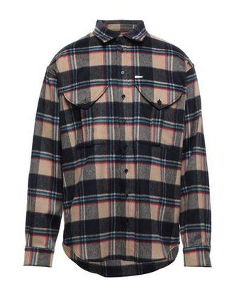 Tシャツ・カットソー D SQUARED2 Embroidered flannel shirt 18279807_39839977_600.jpg