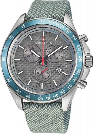 Nautica Ocean Beach Chronograph Quartz Grey Dial Mens Watch NAPOBS112