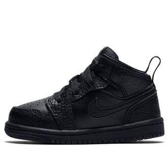 Nike Jordan (TD) Air Jordan 1 Mid Triple Black 640735-091