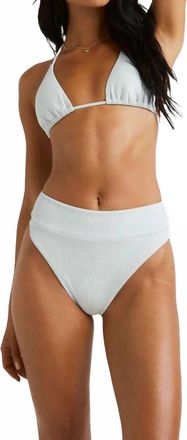Rvca Maisy Cheeky Bikini Bottoms In Sky High
