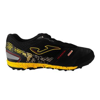 Joma Heren Mundial Leren Voetbalschoenen (ZWART/GEEL)