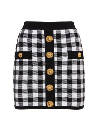 Balmain Black Nylon Miniskirt from $945.00 - on Stylight