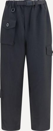 Yohji Yamamoto Tapered twill sport Pants Male L