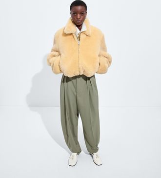Bottega Veneta Wool Twill Pants - Green - Women - 36