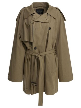 Balenciaga korte trenchcoat in Explorer