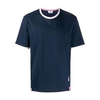 Thom Browne Short Sleeve T-Shirt Navy MJS083A-00042-415