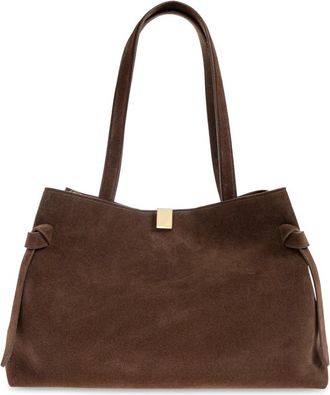 Yuzefi Shopper tas Gyoza - Dames - Shoppers - Bruin - ONE Size - Leer - Tassen